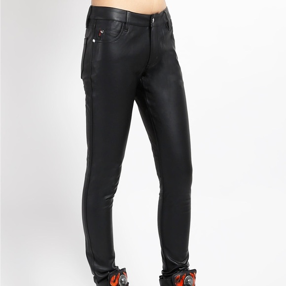 COPY - NWT Tripp NYC Vegan Leather Deville Jean - Picture 3 of 9